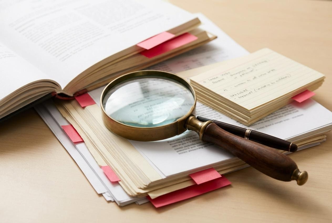 Un lector verifica fuentes de información del mercado de capitales en documentos oficiales